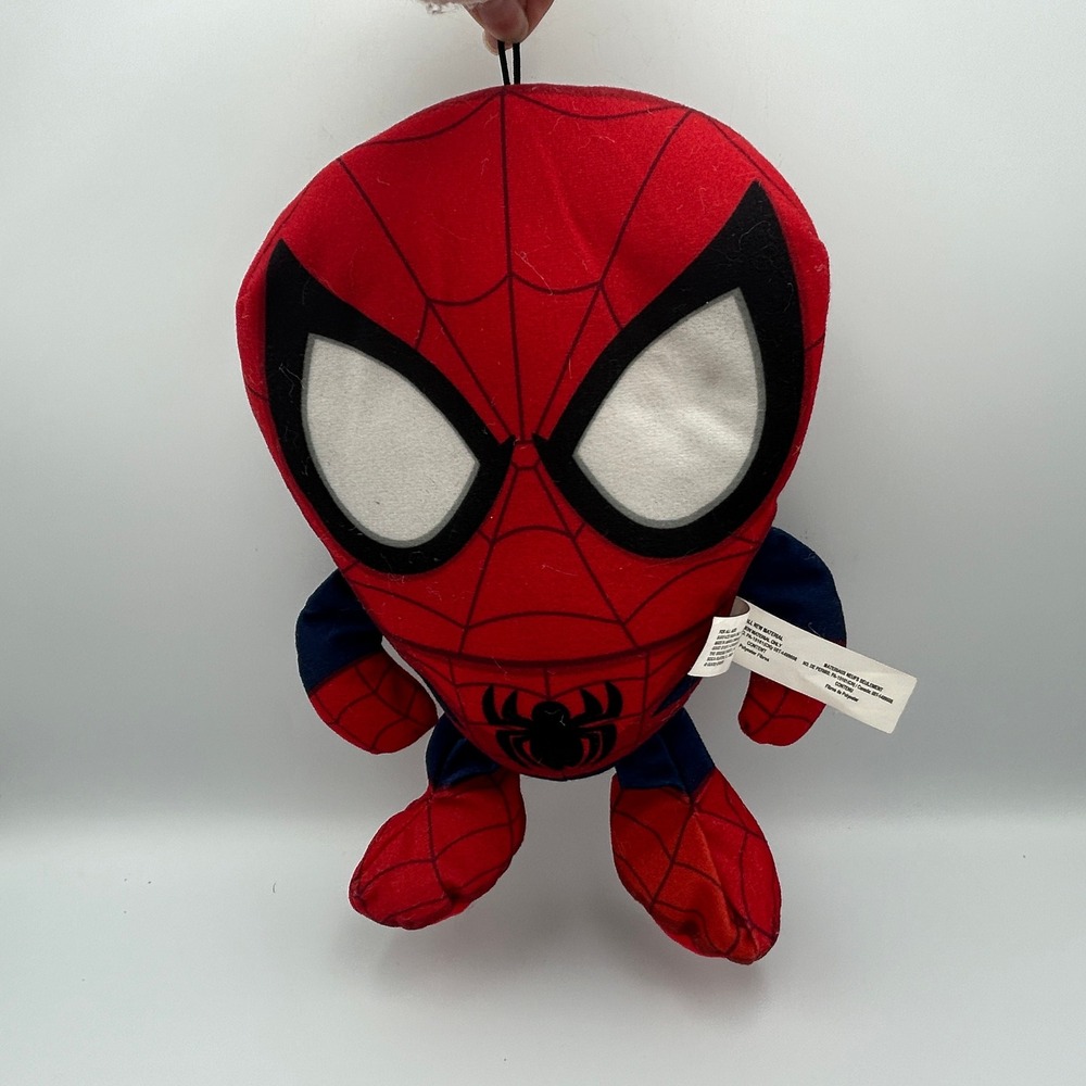 Marvel Ultimate Spider-Man Plush 10" Stuffed Hanging Loop Web 2017 Slinger Peter